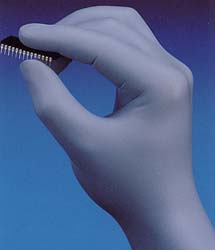 GLOVE NITRILE DISPOSABLE;4MIL POWDERFREE 100 BOX - Latex, Supported